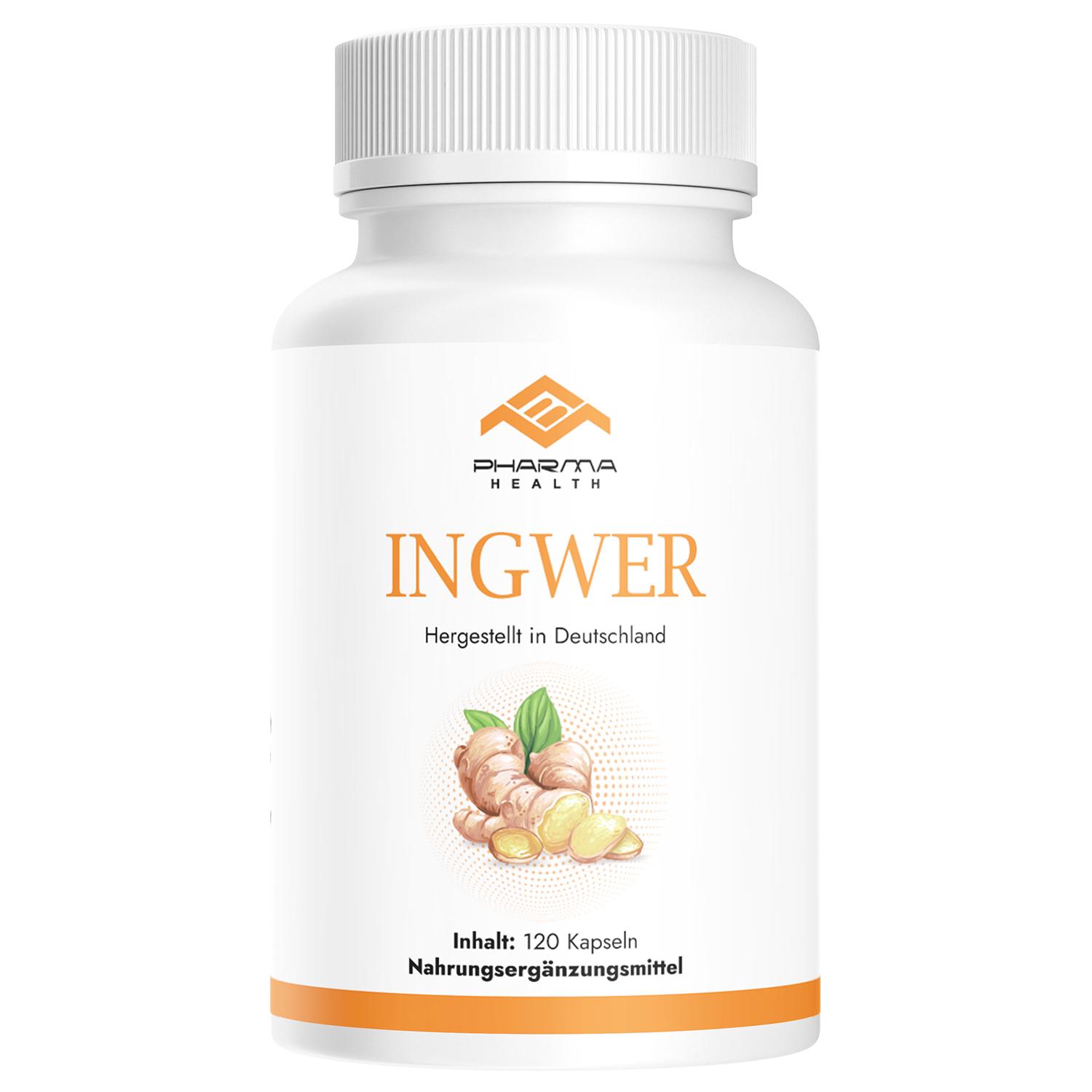 Delta7 Ingwer 120 Kapseln | 1000 Mg Tagesdosis | HOCHDOSIERT