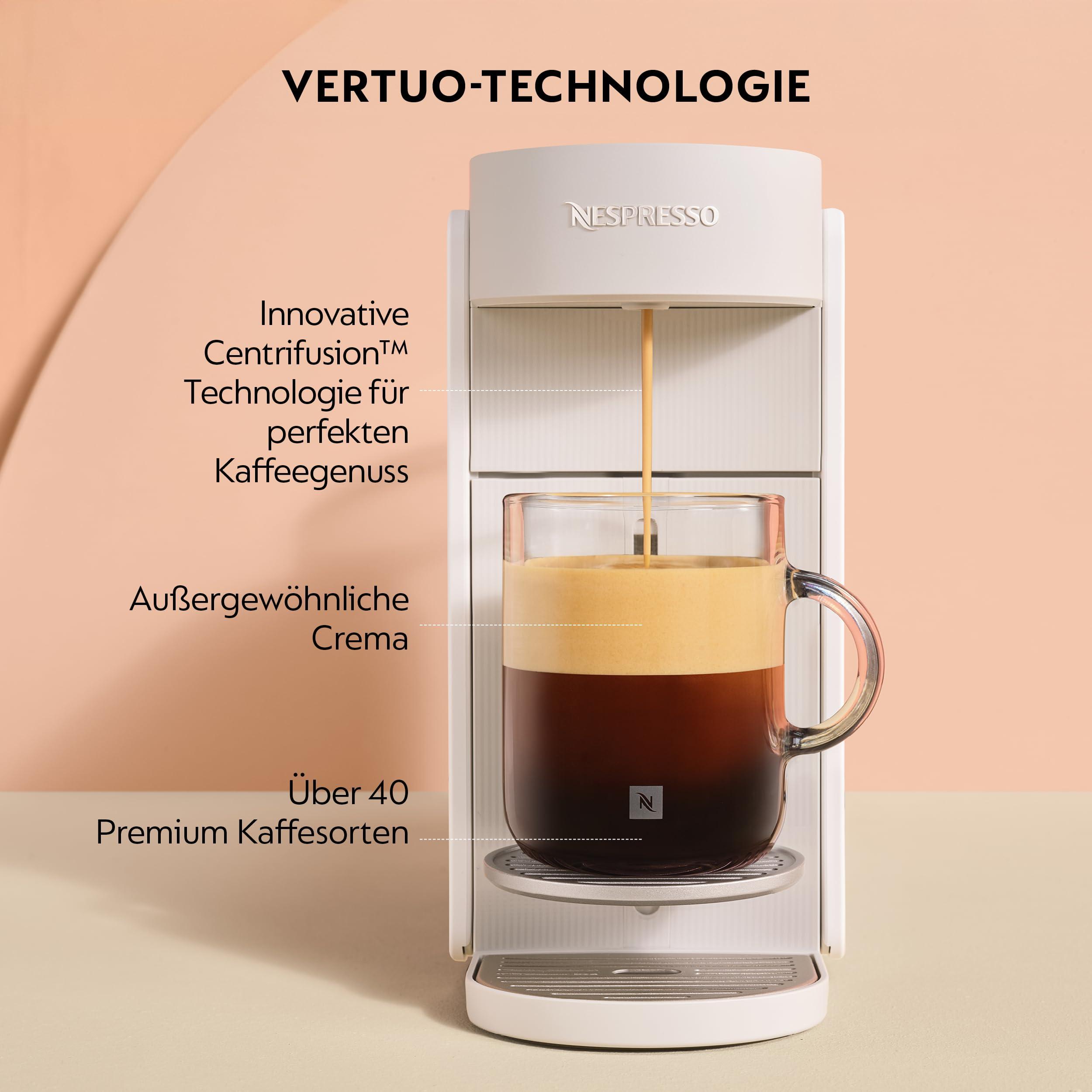 De'Longhi Nespresso DeLonghi Vertuo Up ENV200.W inkl. 3 Kaffeesorten, Farbe:Weiß 36413112248_B04
