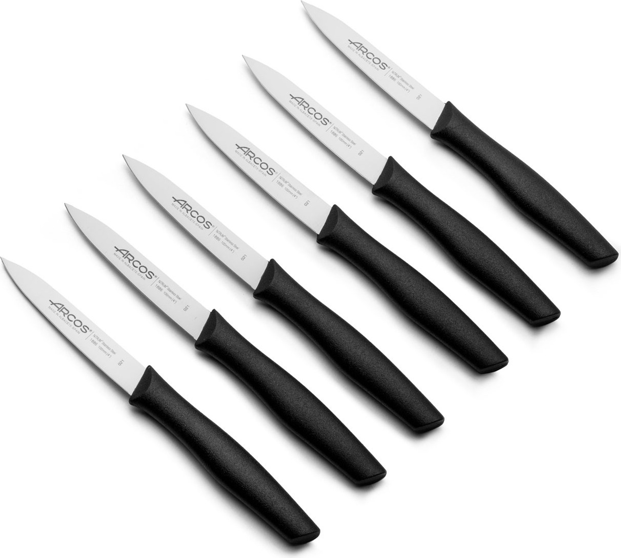 ARCOS 189100, Schälmesser, 10,1 cm, Edelstahl, 6 Stück(e)