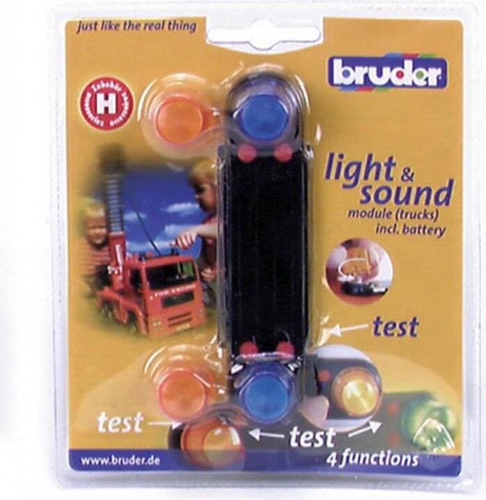 BRUDER Accessoires : Module Light and Sound 02801 - BRUDER