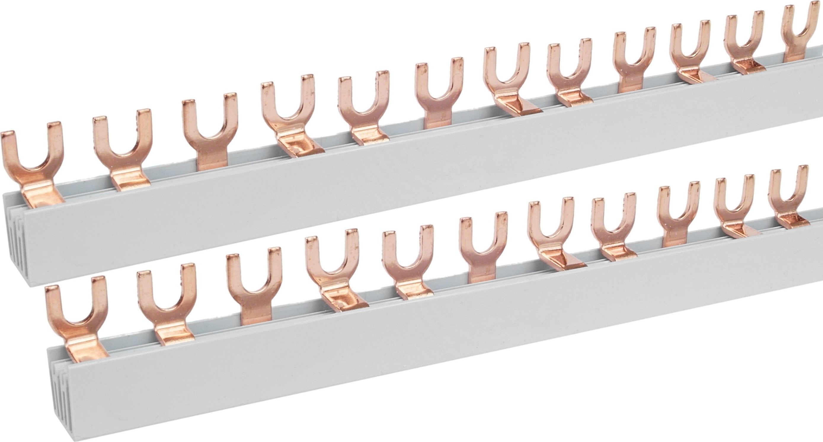 Adelid Gabelschiene Hutschiene 3-Phasen 54 Module Kammschiene Sammelschiene Phasenschiene