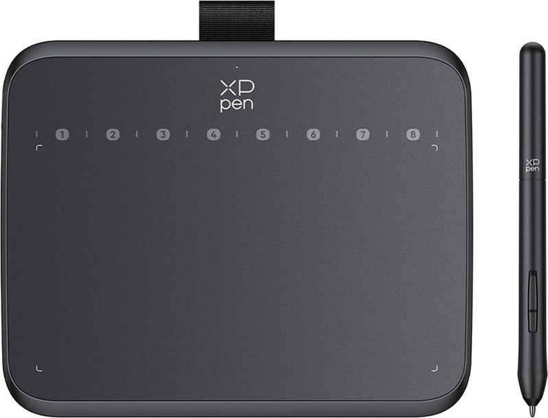 XP-Pen XPPen Deco 640 Grafiktablett mit 16K Stiftdruckstufen , 6 x 4 Zoll Pen Tablet, OSU! Spielen, zum Fernunterricht, Home-Office, Signatur IT640