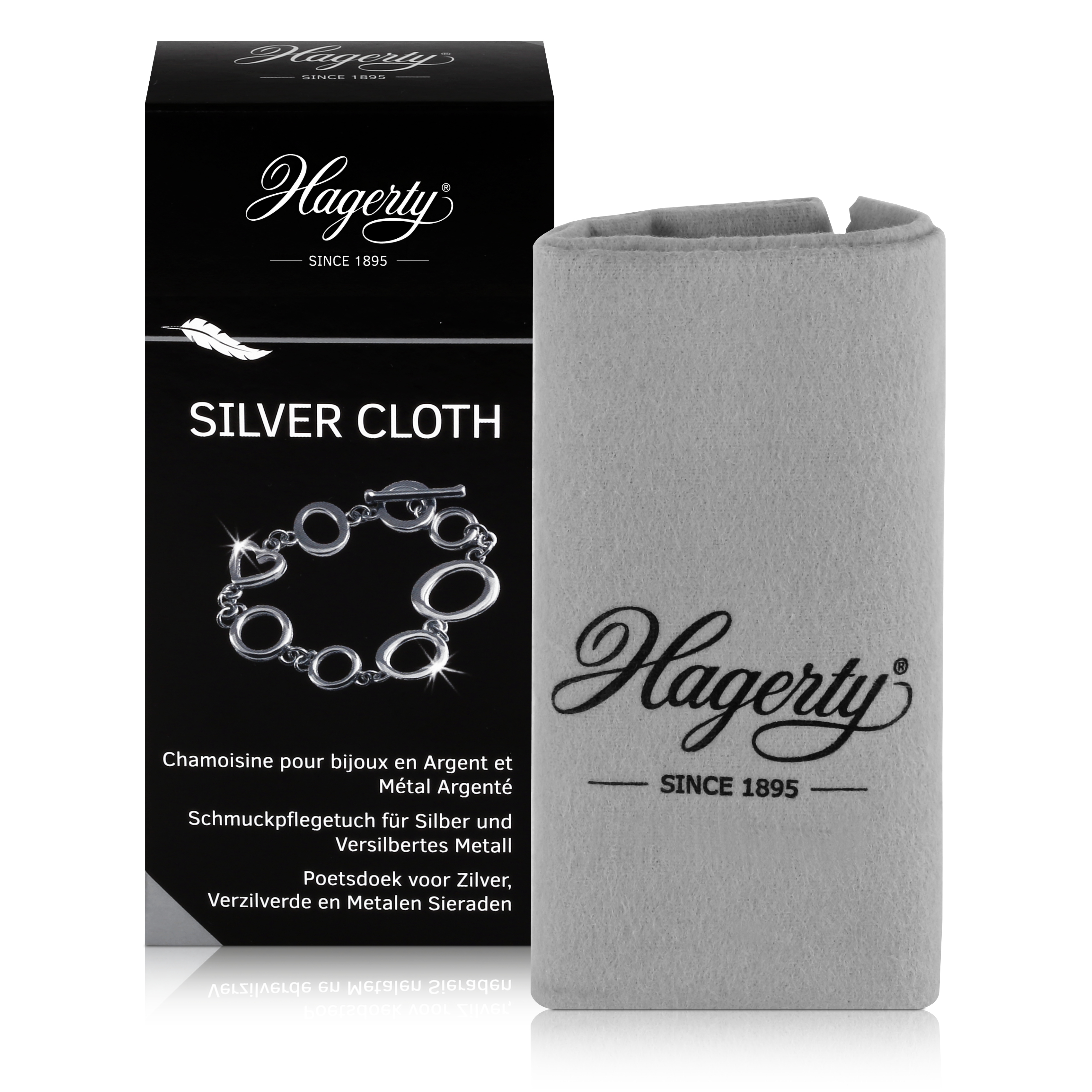 Hagerty Silver Cloth - Schmuckpflegetuch für