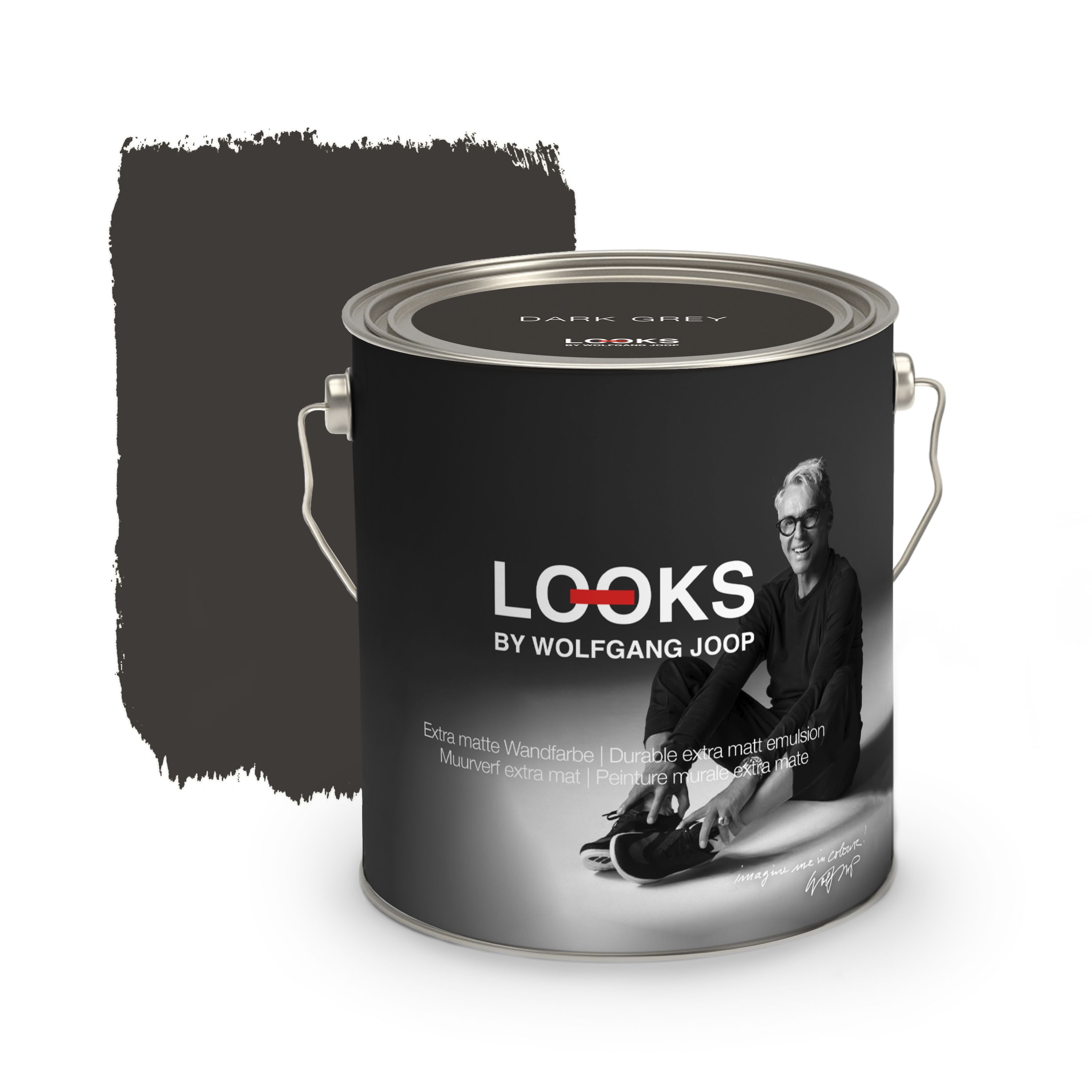 LOOKS by Wolfgang Joop Wandfarbe Dark Grey 2,5 l 61-233