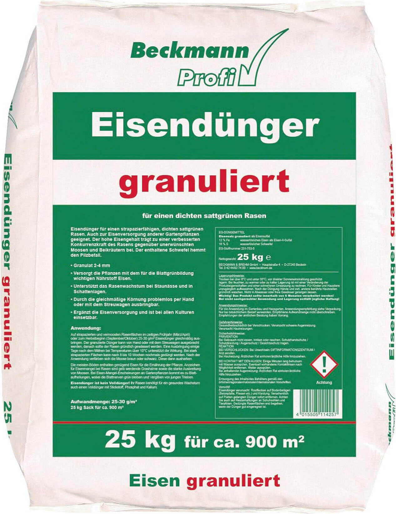 BIG Eisendnger Granulat 25 kg Dnger