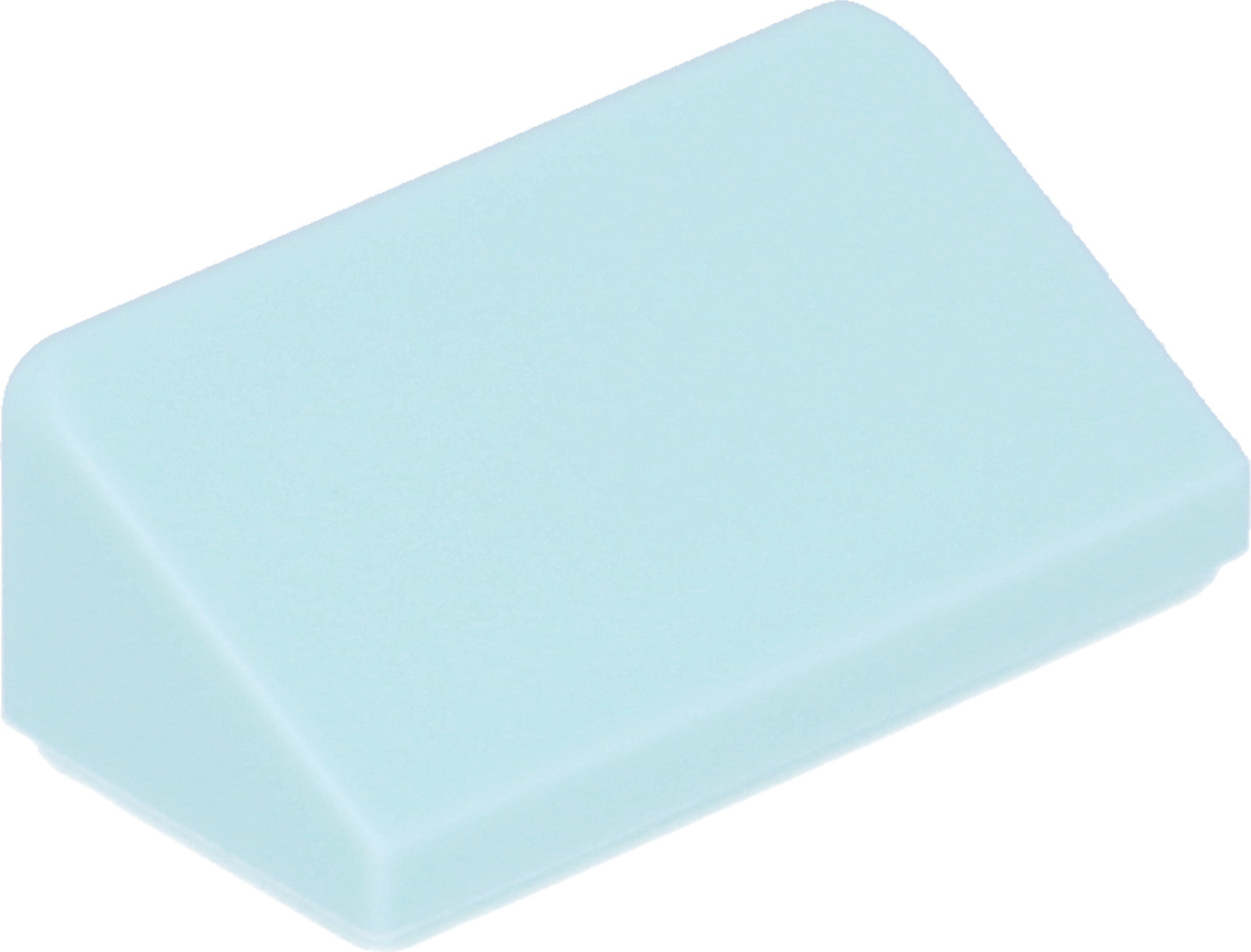 LEGO: 50x Schrägstein / Slope 1x2 30°, helles Aqua