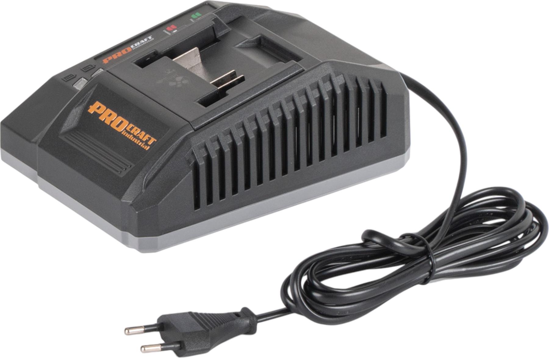 Procraft C20/4 Ladegerät 20 V 4 A Ladestrom für Li-Ion Akkus