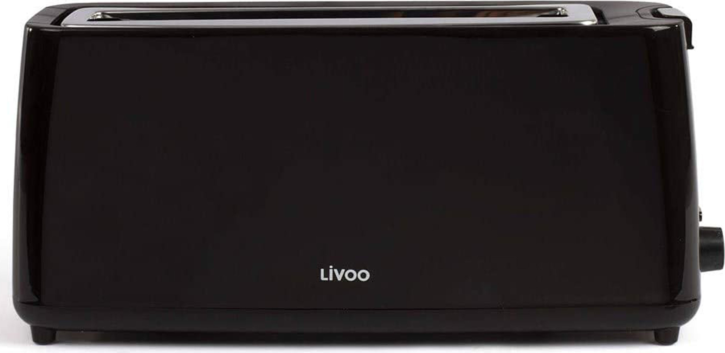 LIVOO Toaster 2 Scheiben Schwarz Langschlitz Langschlitztoaster DOD168N