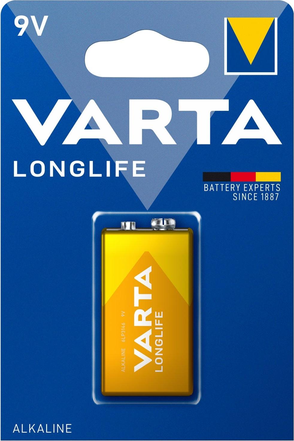 Varta Langlebige 9-V-Batterie im 1er-Pack