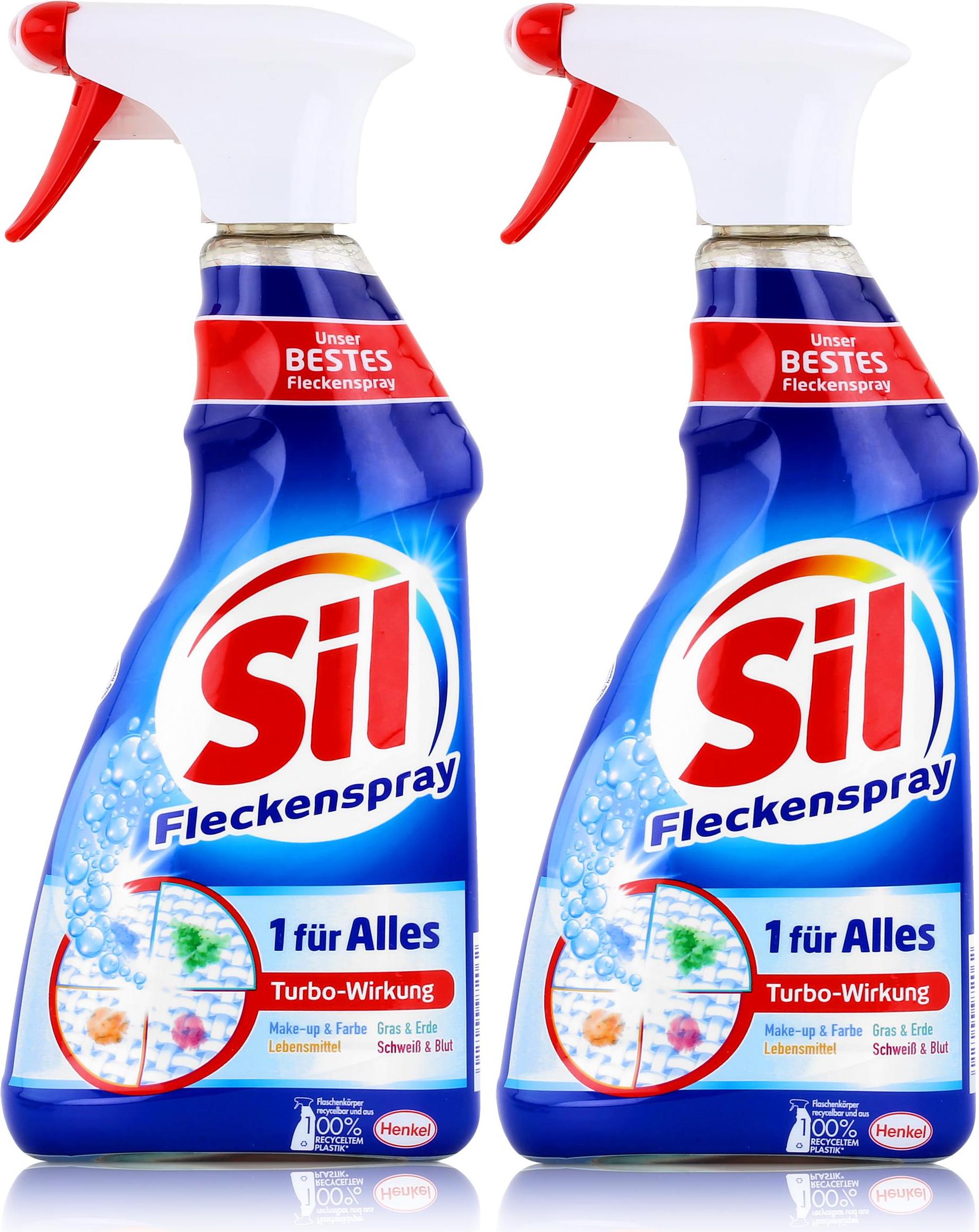 Henkel Sil Fleckenspray 1 für Alles 500ml - Entfernt Flecken (2er Pack)
