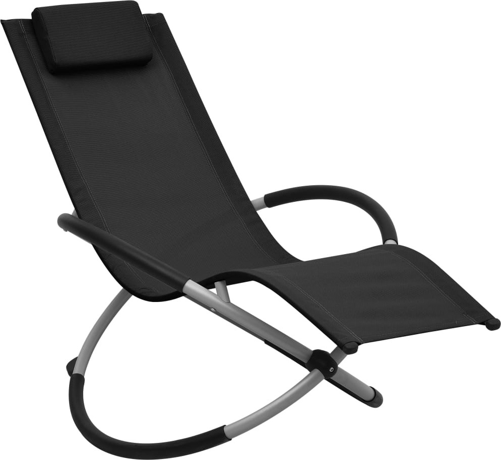 Detské lehátko Steel Black