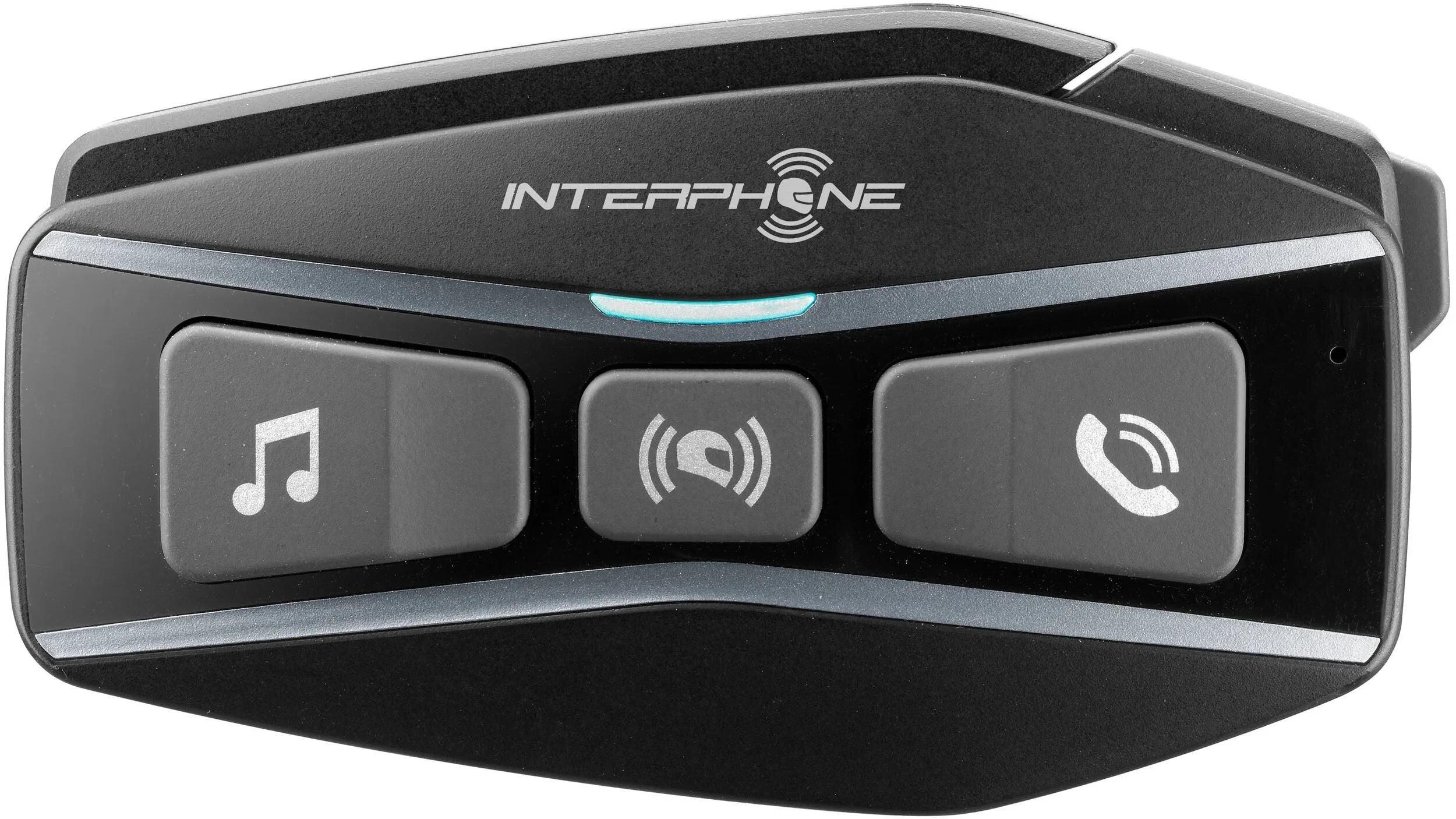 Interphone U-COM 16, 1600 m, A2DP, AVRCP, Schwarz, Wasserdicht, IP67, 8 h INTERPHOUCOM16