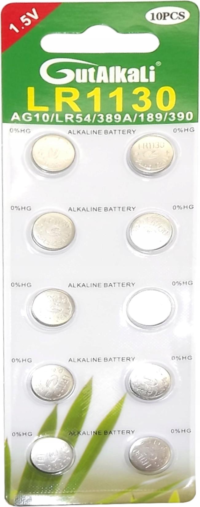 GutAlkaLi LR1130 Alkaline-Batterie