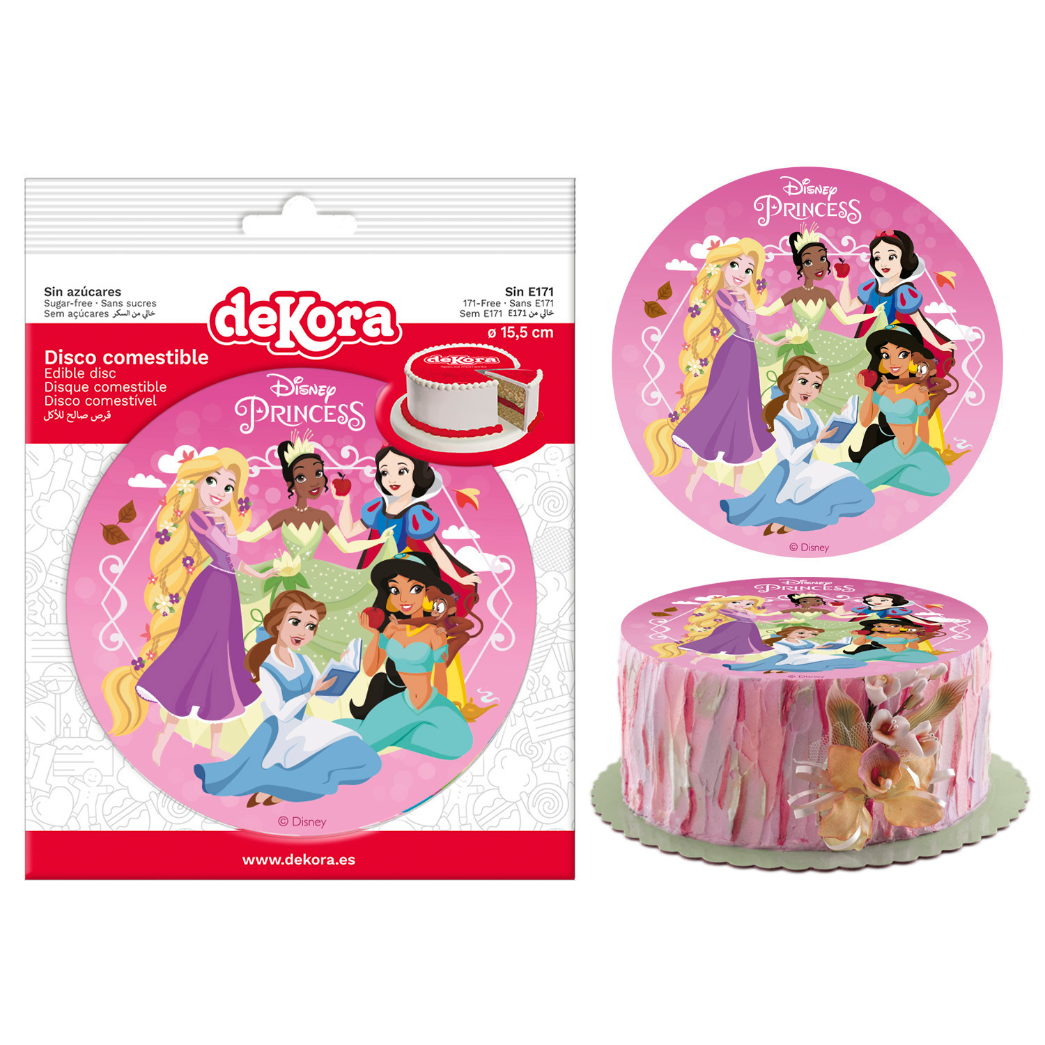 Essbare Tortenaufleger Disney Prinzessinnen Cake Topper Tortendeko