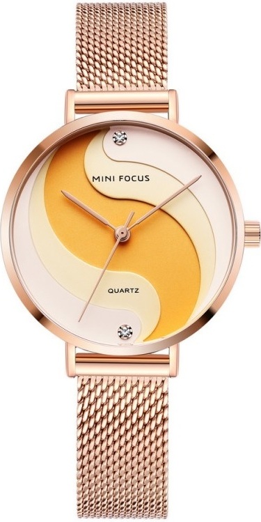 Hodinky Mini Focus Margo-Zlato Ružová KP23873