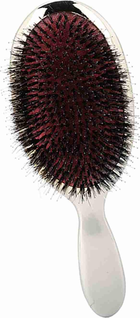 Cocosity Professionelle 2-Farben-Haarbrste mit Wildschweinborsten fr M?nner und Frauen - Natrliche Buche Detangler-Haarbrste mit Holzpaddel fr Langes, Dickes, Lockiges, Trockenes Oder (silbrig)