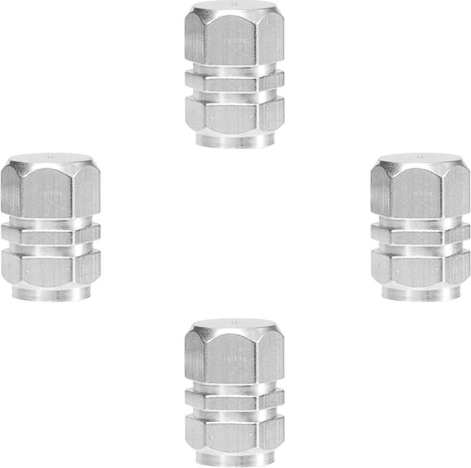 Gistuch 4PCS Aluminium Auto Rad Reifen Ventile Reifen Vorbau Luftkappen Luftdicht
