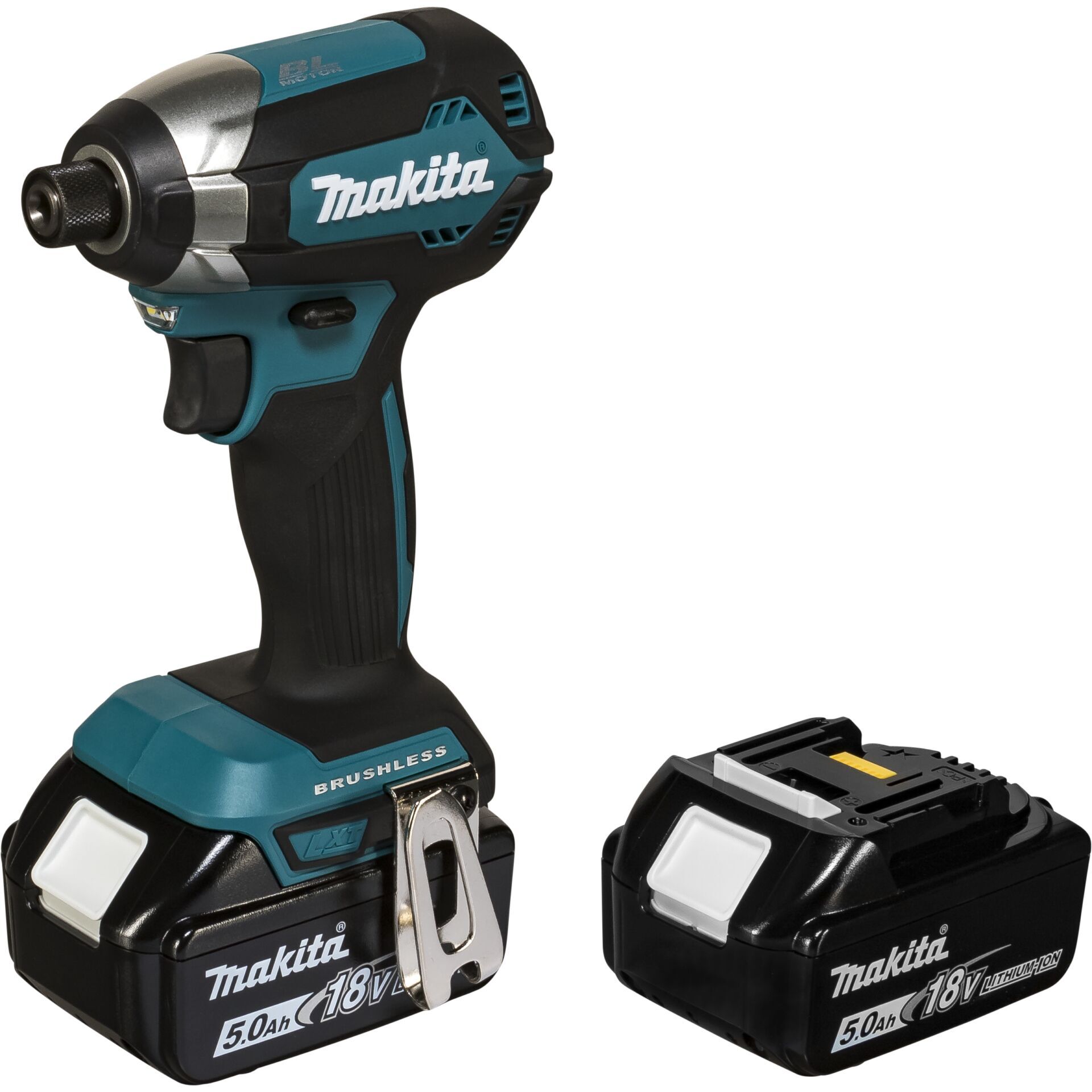 Makita DTD153RTJ - Rázový uťahovák - akumulátorový - 1/4" šesťhran 6,35 mm - 170 N-m - 2 batérie