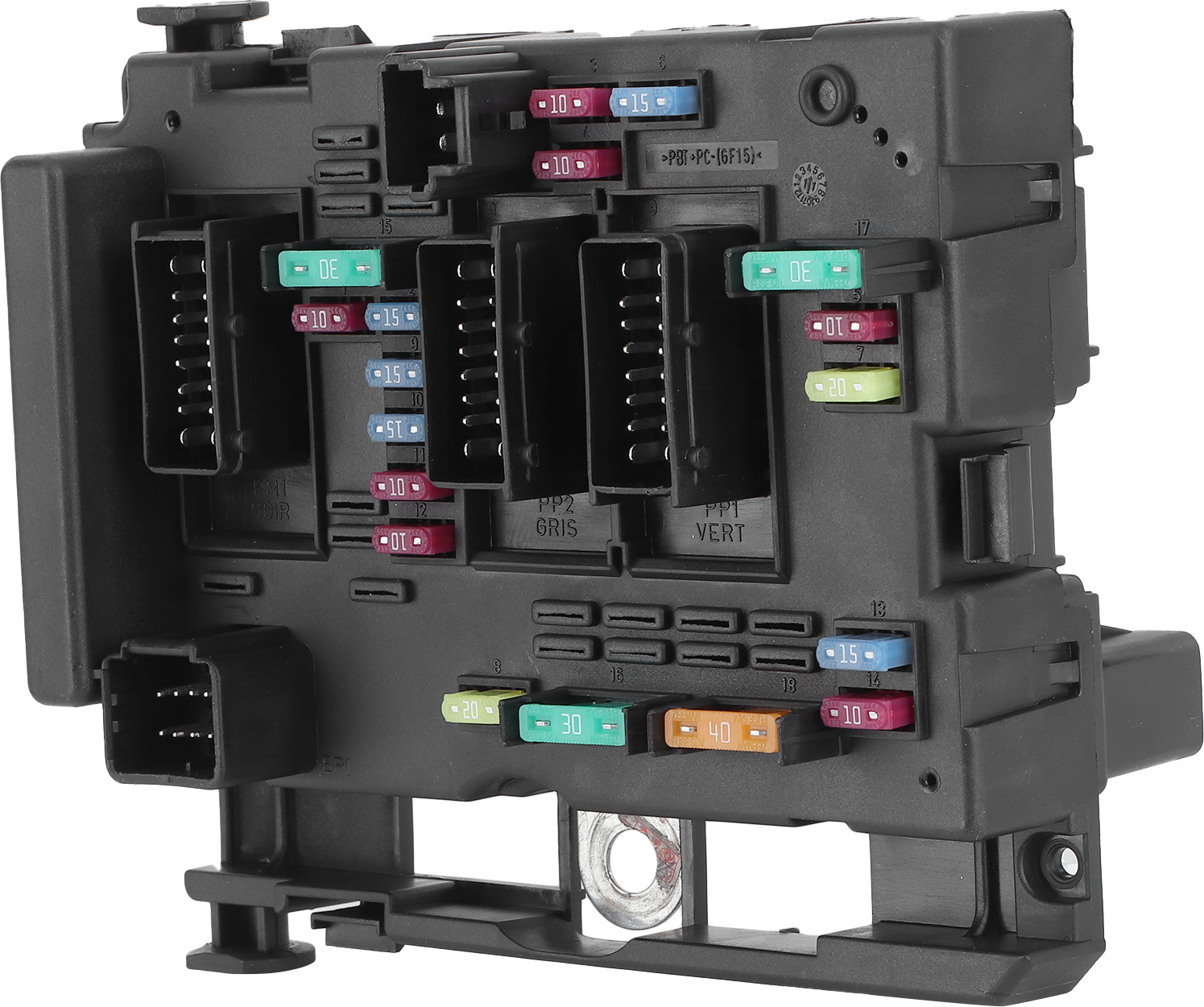 Cocosity Sicherungskasten,Auto-Sicherungskasten,Auto-Zubehör,Sicherungsblock,Sicherungskasten für Peugeot,9657608580