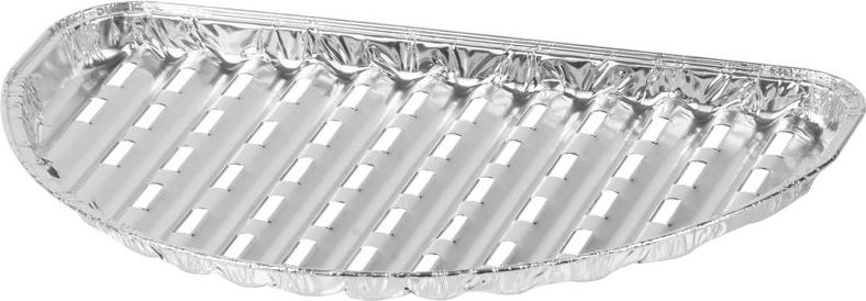 Schüssel MagicHome 33x19x2.0 cm, 4 Stk., halbrund, perforiert, ALU