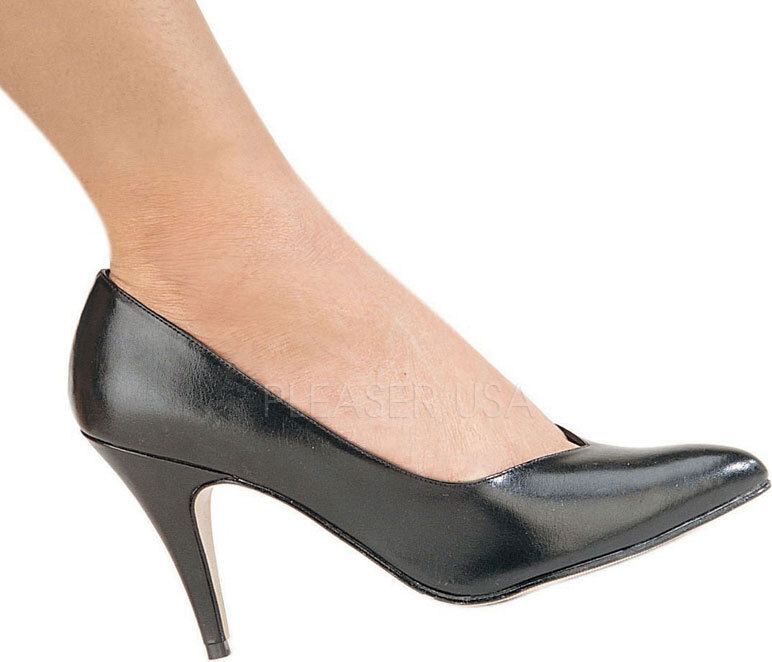 Pleaser Pink Pleaser - Klassische Pumps aus Lack Dream-420W schwarz Gr. 37,5 DRE420/B/PU#US7