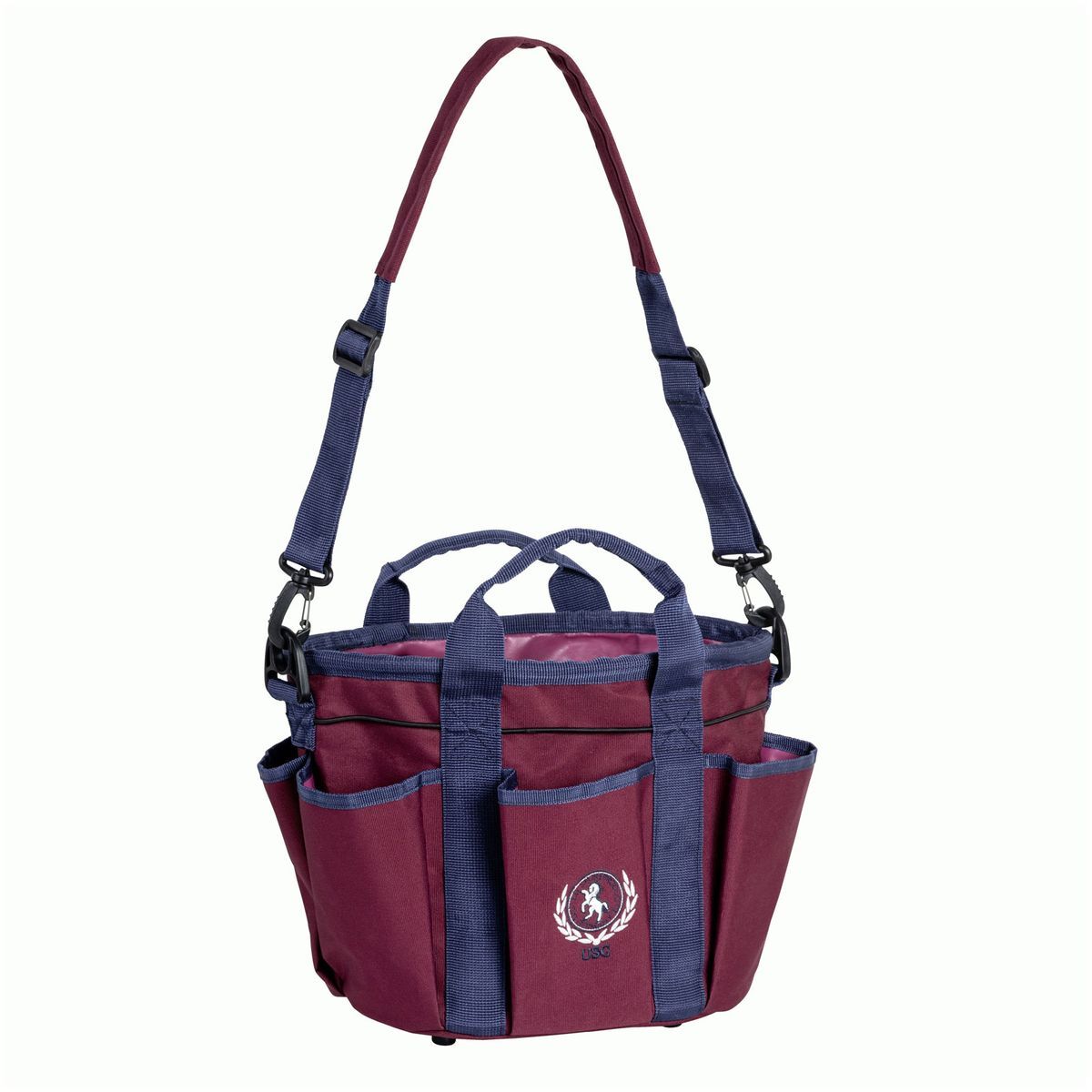 USG-Reitsport USG Putztasche klein, Farbe:burgund USG-16050001-518