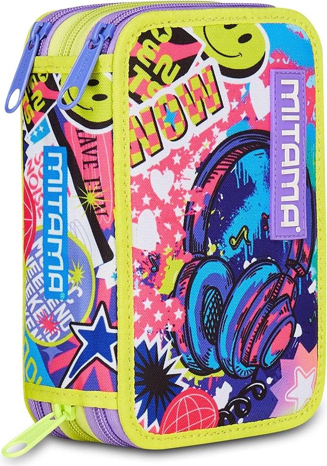 Federmäppchen voll "Triplo", Aufkleber, MITAMA 64870