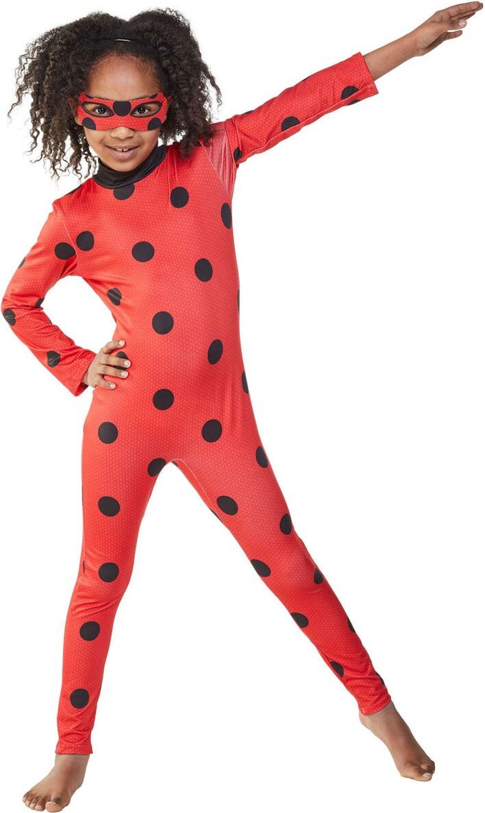 NebulaGlam 4 Pezzi Costume Coccinella Accessori, Set di Accessori del Costume da Coccinella per Ragazza, Fascia Coccinella, Occhiali, Maniche Lunghe e Calzini per Carnevale e Feste a Tema