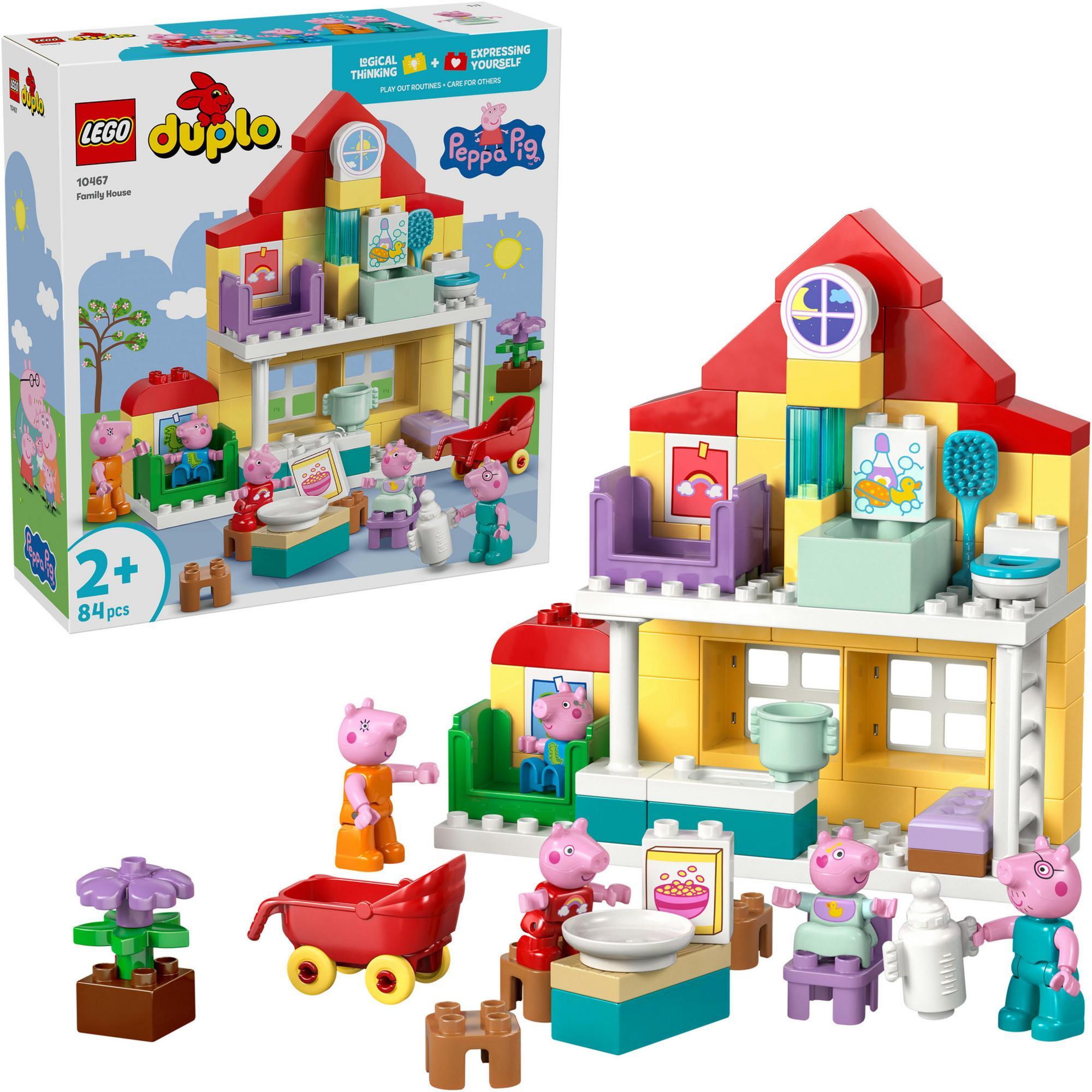 LEGO DUPLO Rodinný domček, Stavebnica, 2 rok / roky, Plast, 84 kusov, 1,36 kg