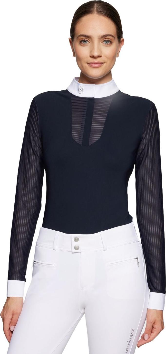 Samshield Faustine Turniershirt Damen SAM-W-FAUSTINE-PERM/NVY/S