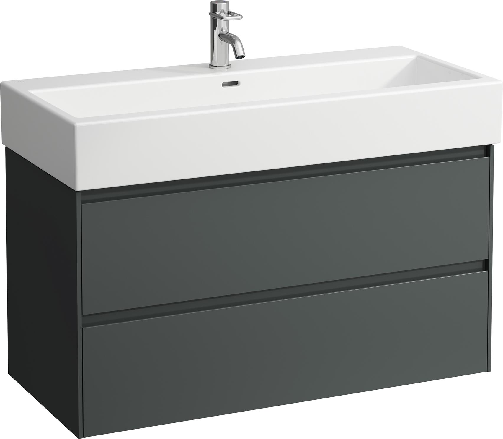 LAUFEN LANI Waschtischunterbau, 2 Schubladen, SoftClose, 985x515x450mm, H4035621122661