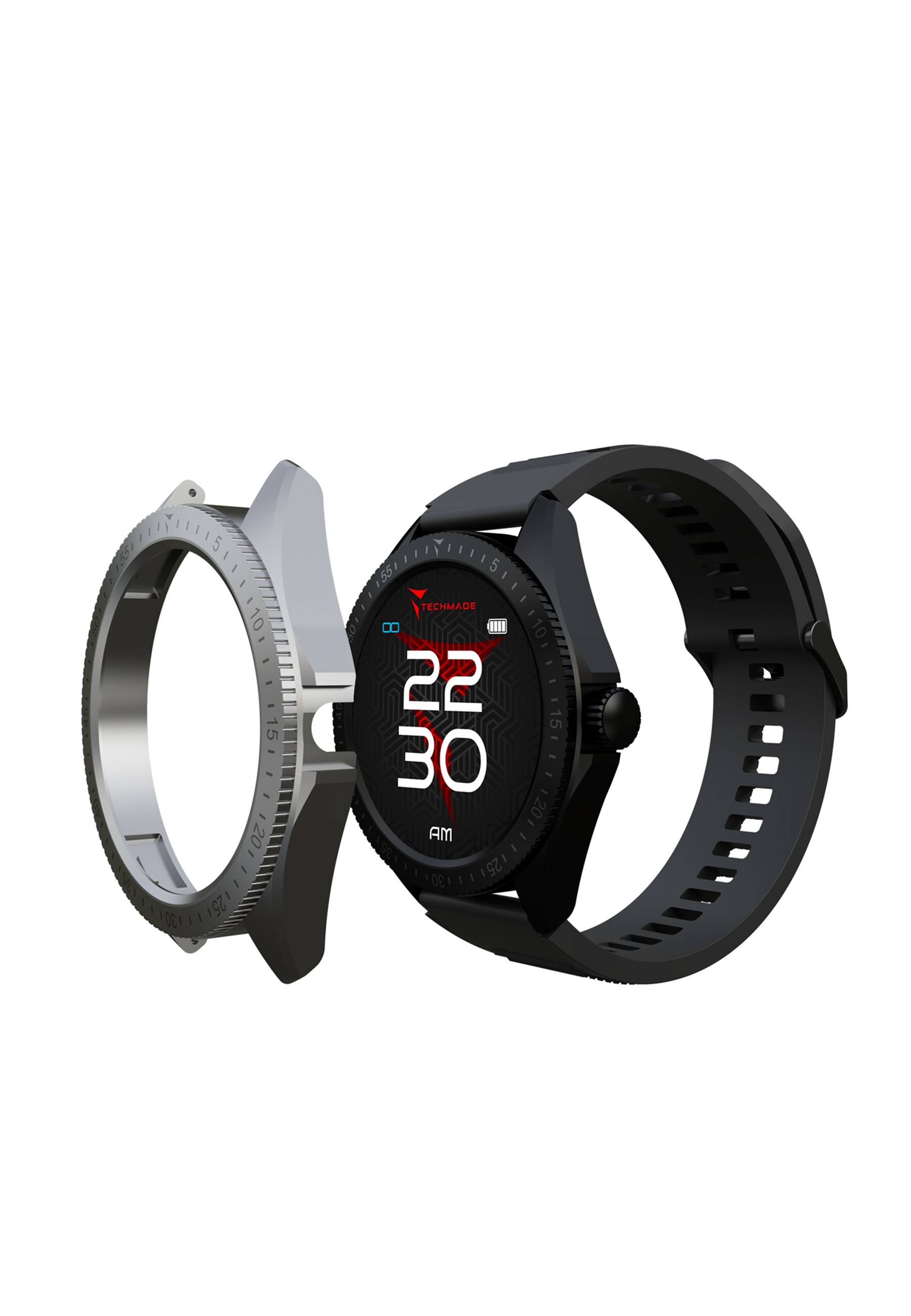 Smartwatches Techmade Grau Kollektion - mann TM-ROCKS2-FBKS