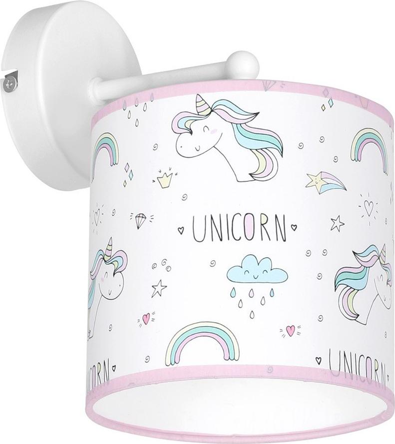 Milagro Wandleuchte Unicorn 1Xe27 Kinderzimmer Kinderleuchte Kinderlampen