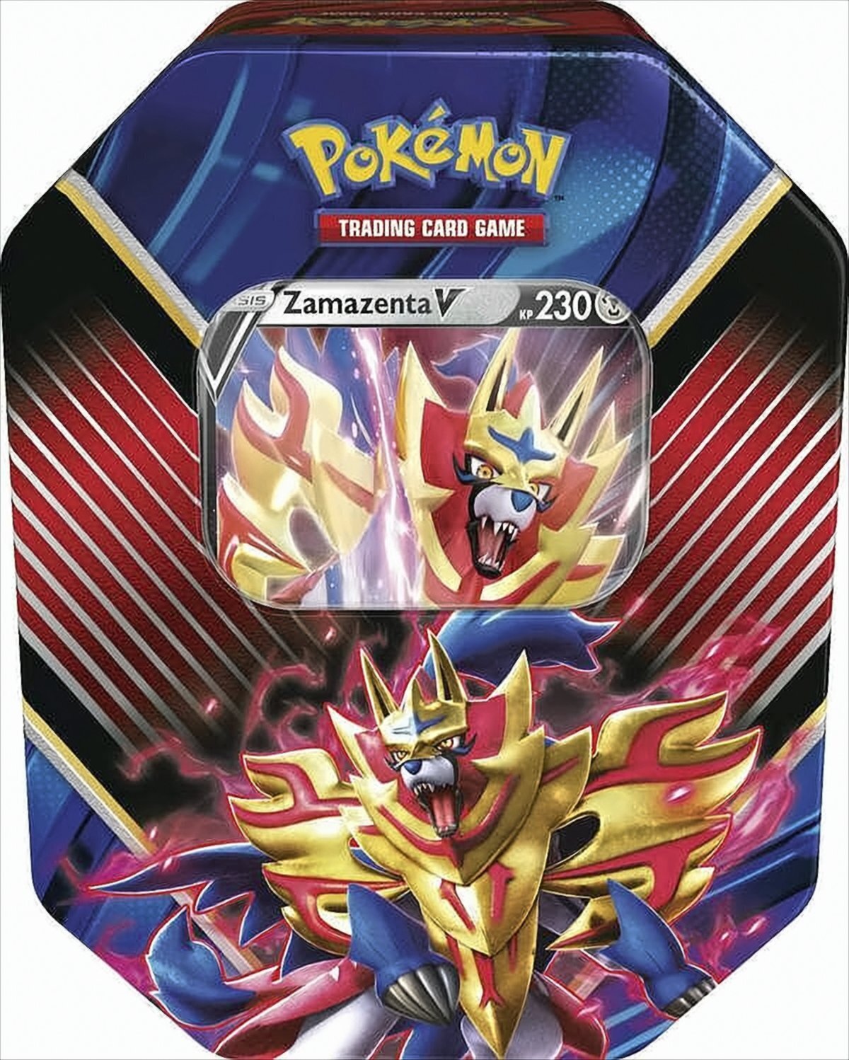 The Pokemon Company Pokemon Sammelkarten Tin Box V-Power, Charakter :Zamazenta-V V-12487