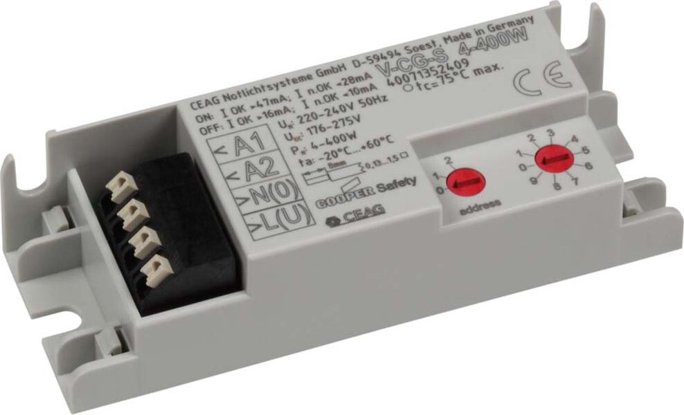 Ceag Notlichtsysteme Überwachungsmodul 4-400W 220-240V VCG-S4-400W 40071352409