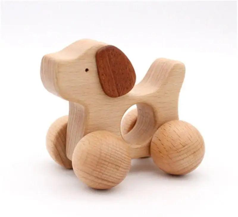 spielzeug-opa Holz Greifhund und Greifspielzeug aus Buchen Holz Baby Spielzeug Kleinkinder Spielzeug Hund Spielzeug Opa 1573554