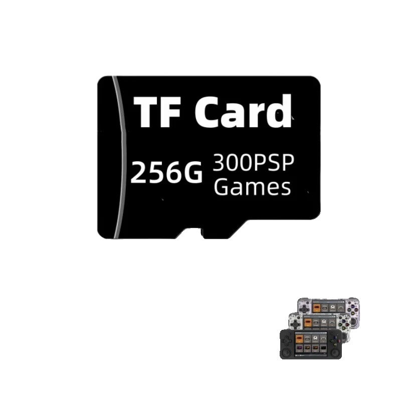 Karta TF pre klasické hry, 256 GB pamäte, 300+ hier pre PSP , 256G 300 hier pre PSP