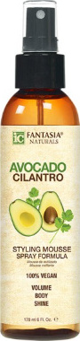 Fantasia ic Avocado Cilantro Styling Mousse Spray Formula 178ml 758780
