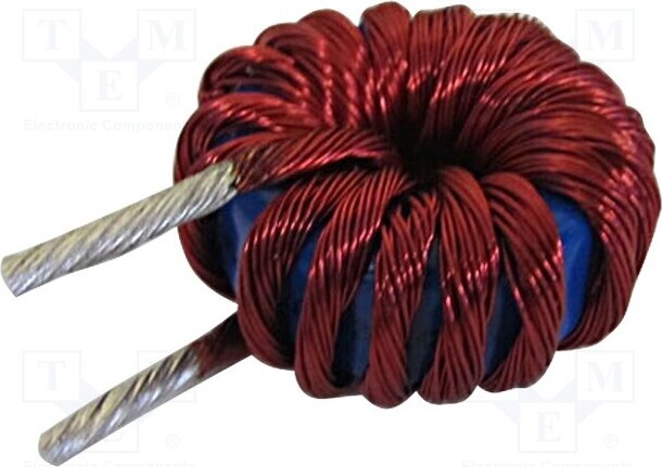 TNE 1x Drossel: Draht 20A THT 33uH 7,2m DTMSS-27/0.033/20-V Ringdrosseln _1GH_DTMSS-27/0.033/20V