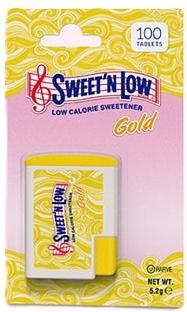 Cumberland Packing Corp. Sweet'n Low Gold Tablets 100ct.