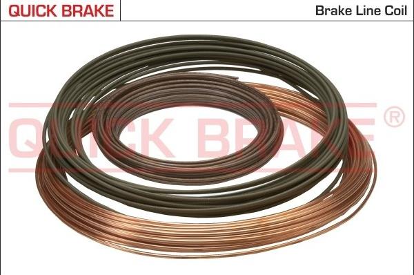 QUICK BRAKE Bremsleitung Bremsleitungsatz 1911 CU RING 4,75mm Kupfer 50m