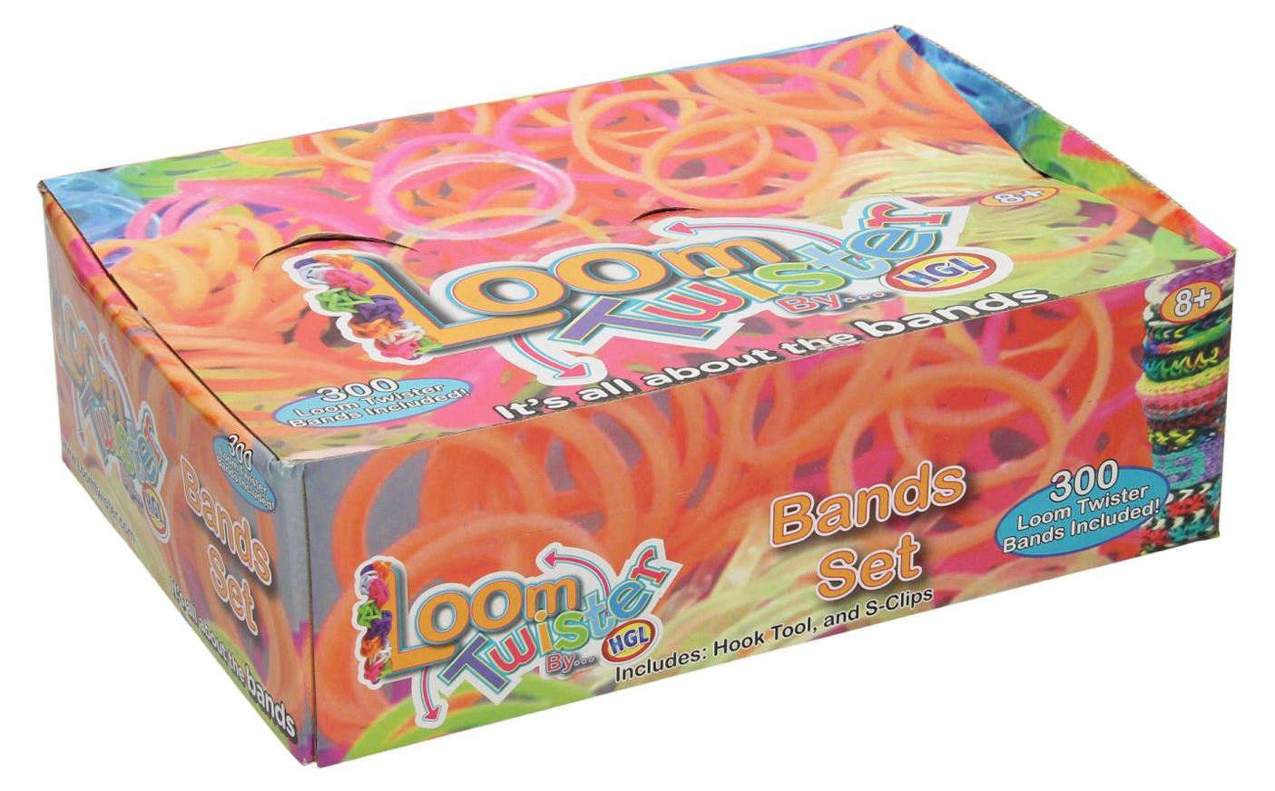 Loom Loom-Bänder XXL Mixpaket 14.400 Stück mit Zubehör und Haken 1198015