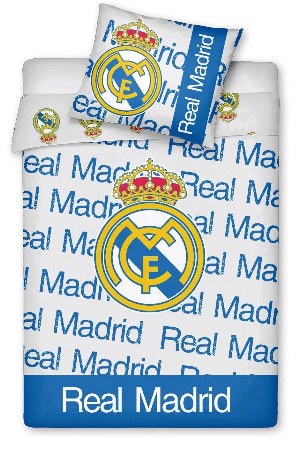 Real Madrid C.F. Real Madrid Real Madrid Bettwäsche-Set offiziell lizenziert für echte Fans T-7564