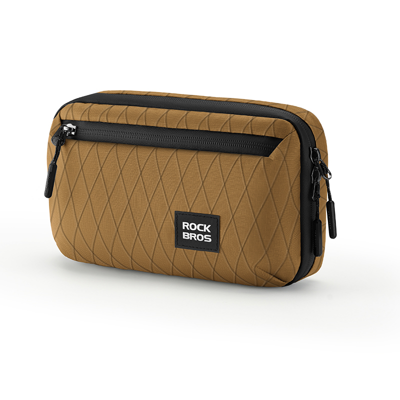 ROCKBROS Fahrrad Fronttasche Lenkertasche Tragbarkeit 2,1L Khaki