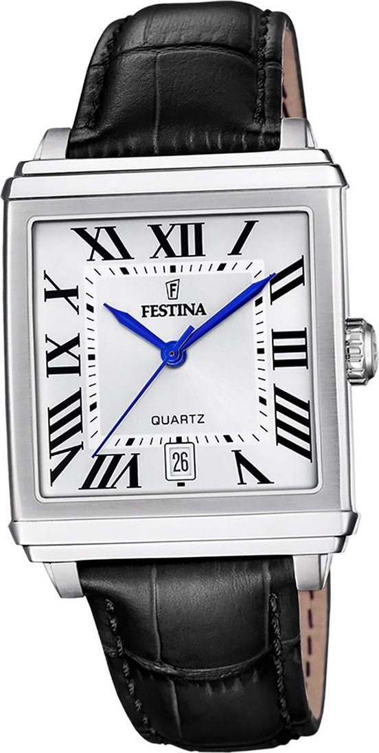 Festina pánske hodinky kožené čierne Festina Trend náramkové hodinky D2UF20681/1