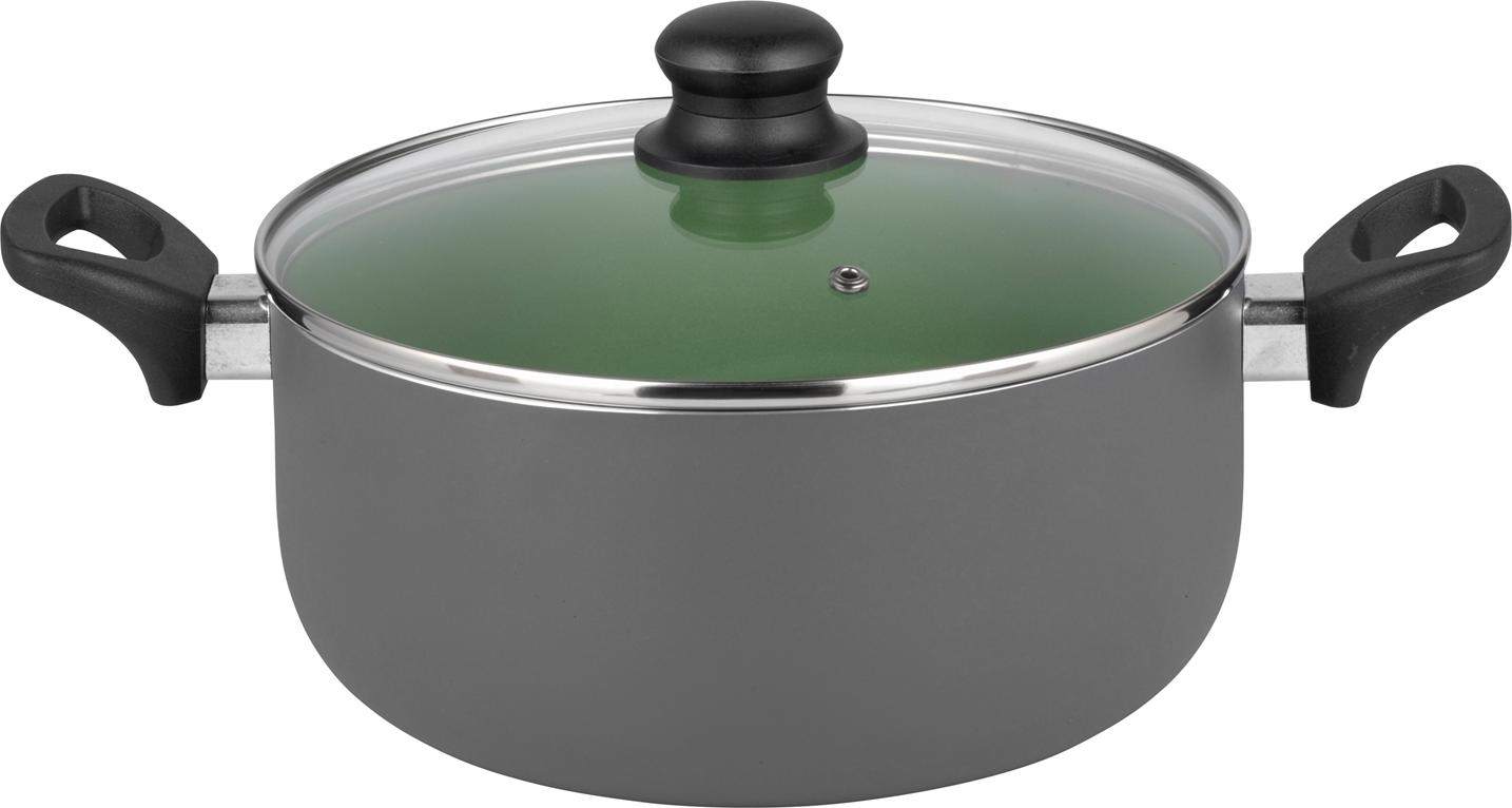 Topf mit Glasdeckel Lara Grün Michelino HX28114-Grün