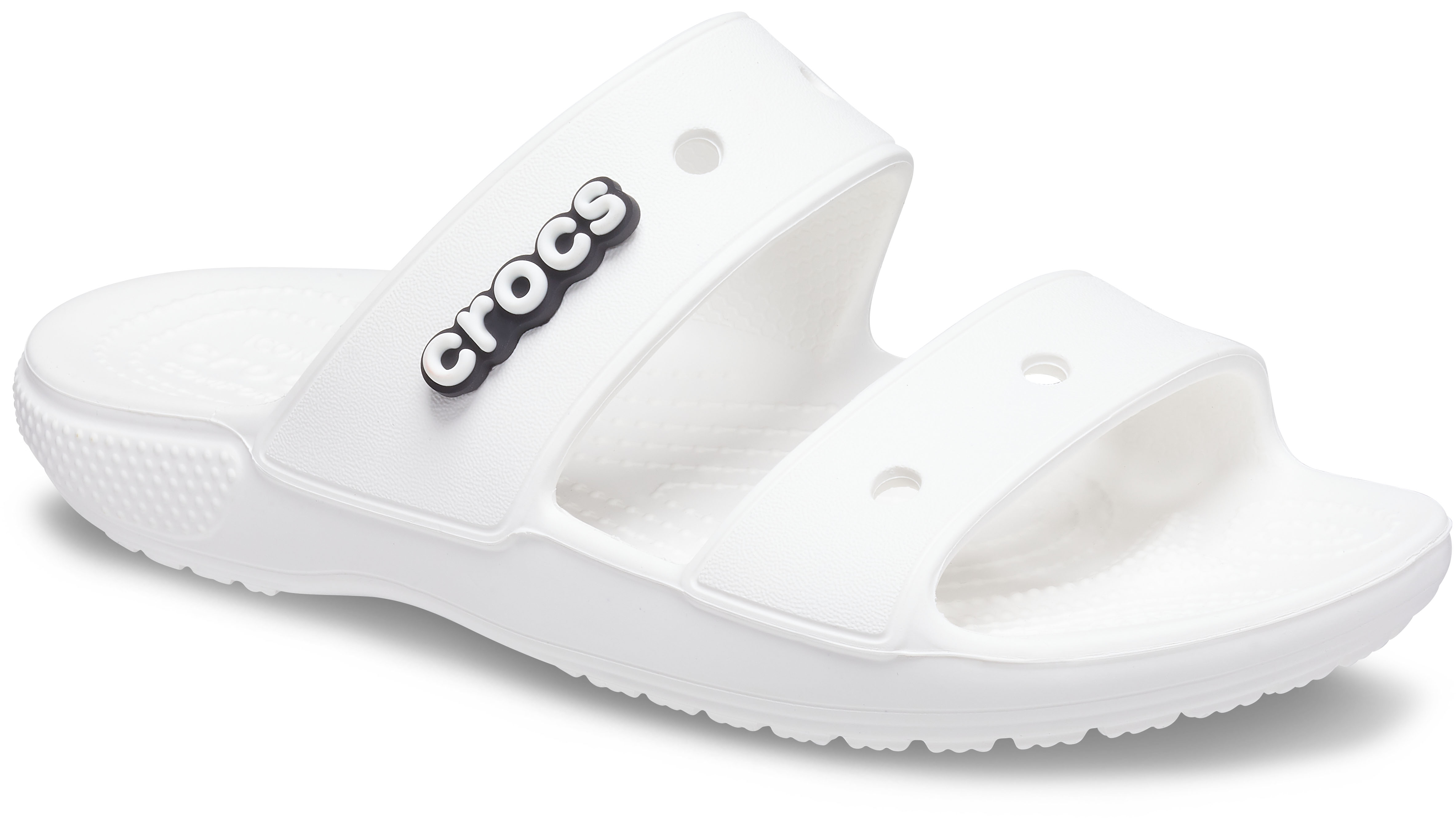CROCS CLASSIC SANDAL Pánske biele antibakteriálne žabky CROCS CLASSIC SANDAL Pánske biele antibakteriálne žabky 46,5