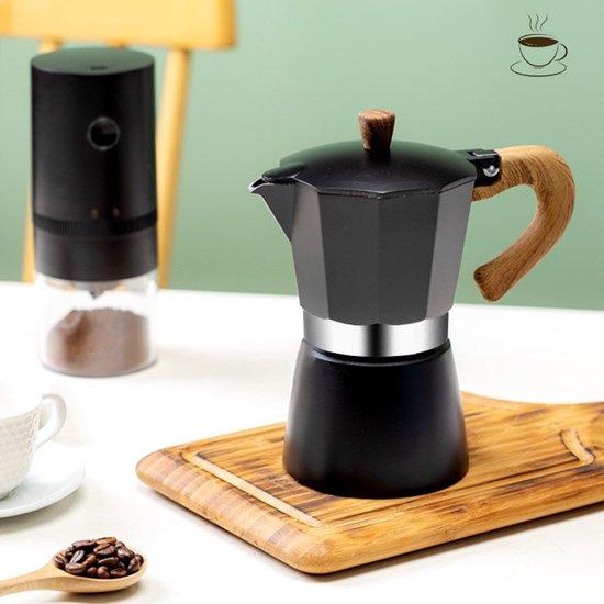 OEM Aluminium-Kaffeezubringer für die Herd, 300 ml, Küchenutensilien, schwarzer Kaffeezubringer 2026