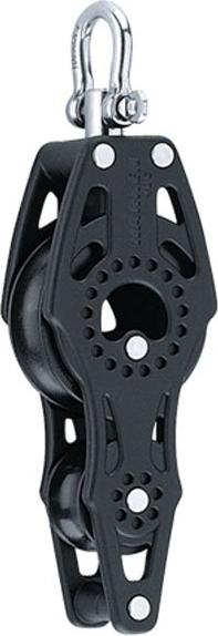 Harken Carbo Fiddle Mit Becket-block 40 Mm Schwarz Schwarz One Size 2656