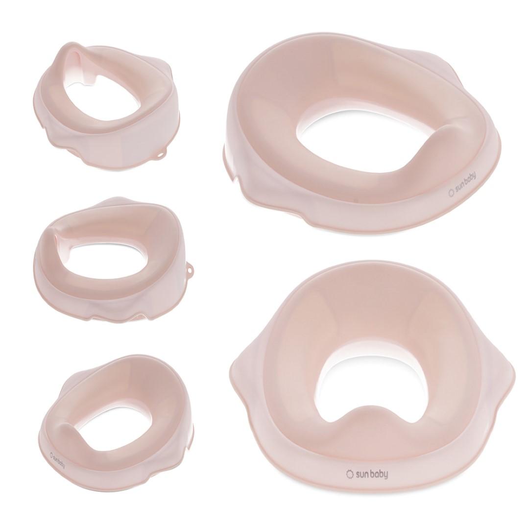 Toilettendeckel, Toilettensitz Kinder, WC-Sitz rosa Sun Baby